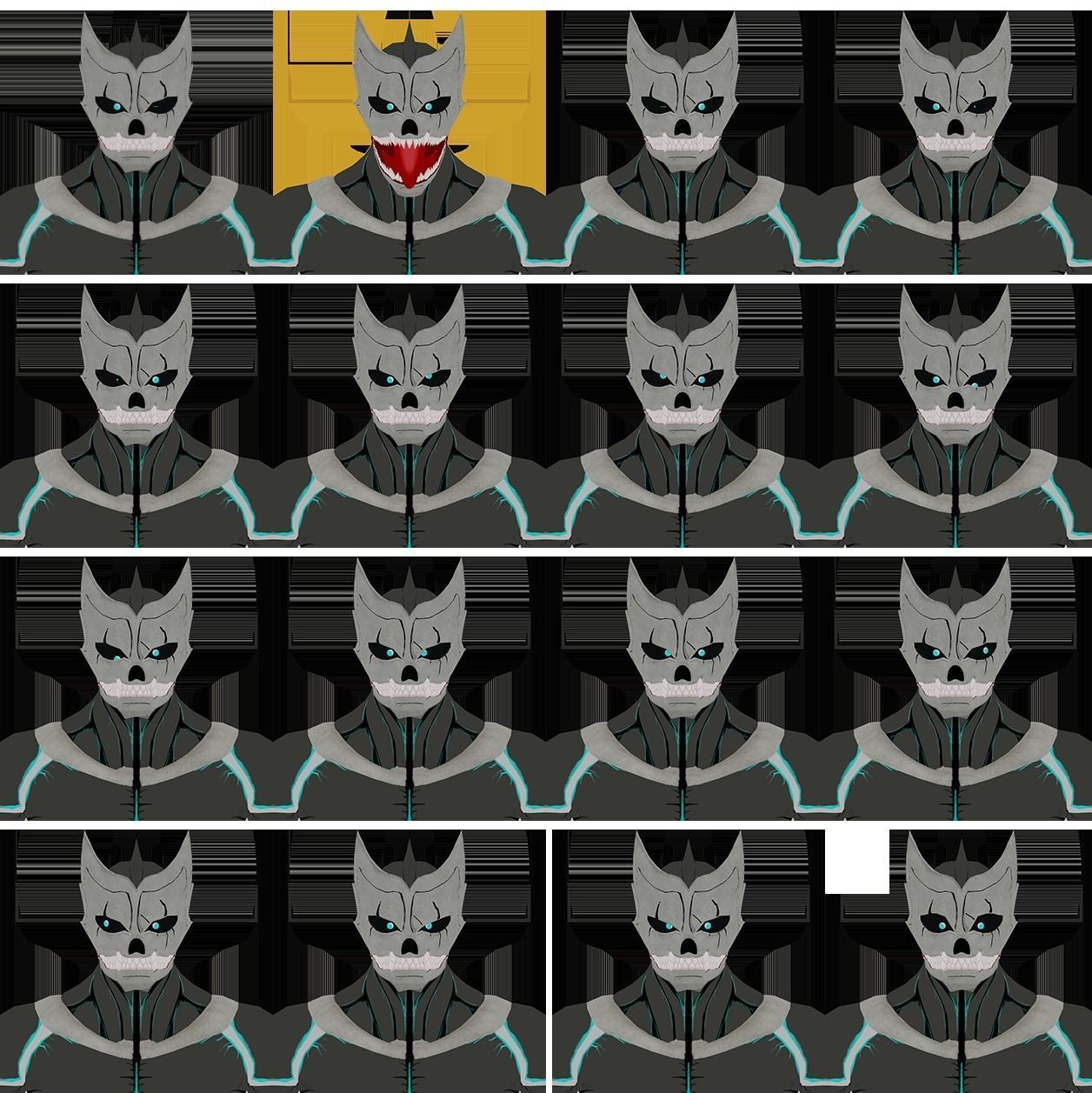 Kaiju No 8 - Hibino Kafka Animation ready Game Ready VRM ready Low-poly 3D model_9