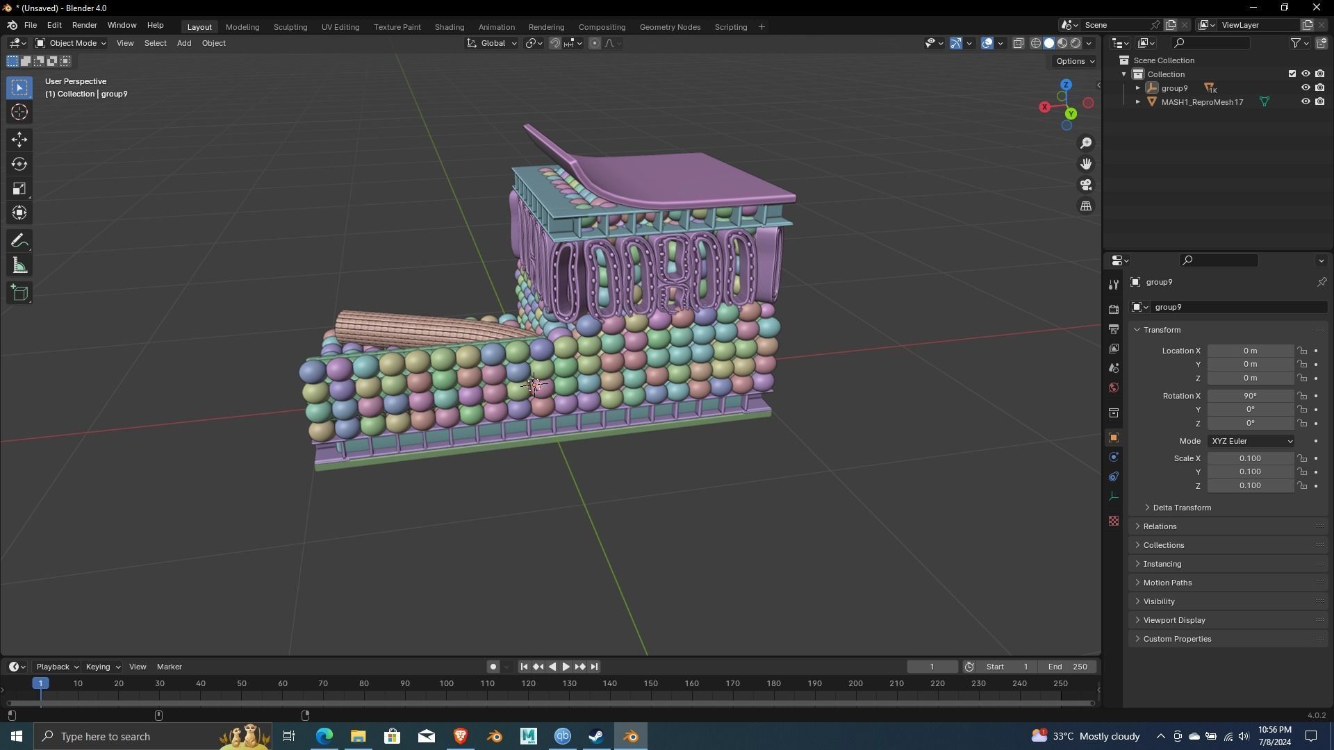 Nutrition Plants Biological 3D Printing and Animation ready 3D print model_4