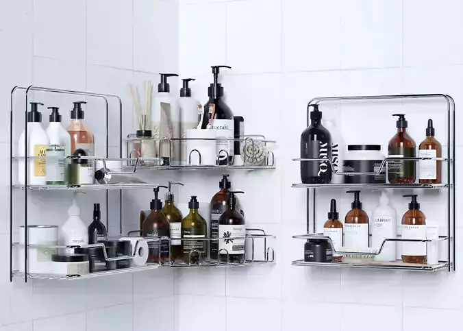 Bathroom Cosmetics Rack 03