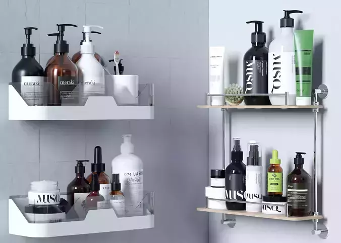 Bathroom Cosmetics Rack 02