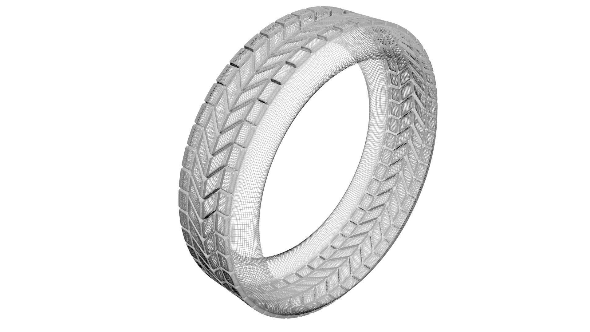 Car Wheel 3D model_18