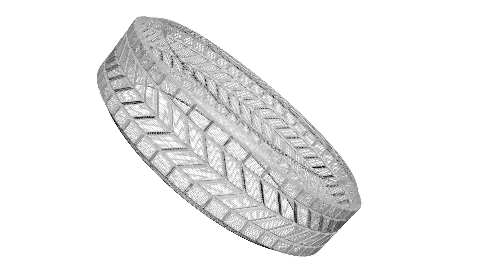 Car Wheel 3D model_22