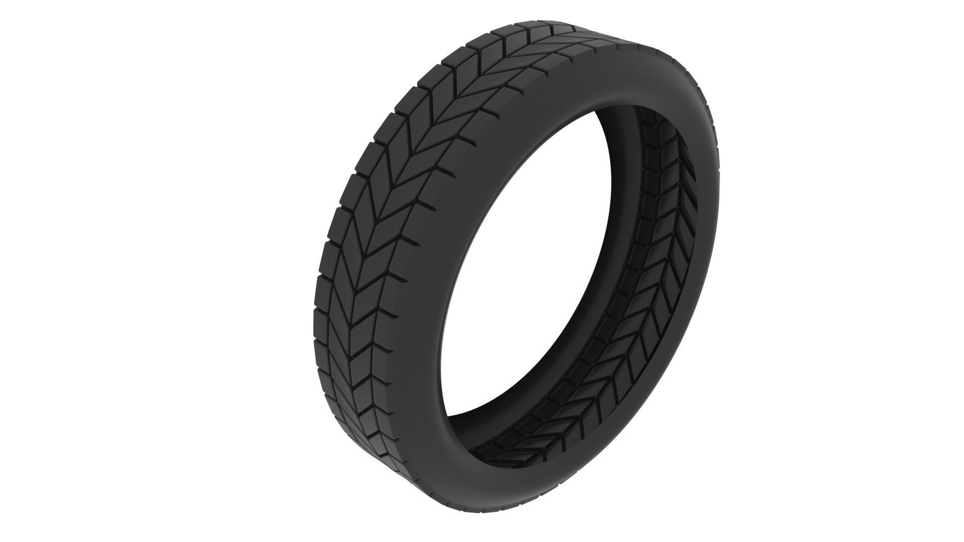 Car Wheel 3D model_7