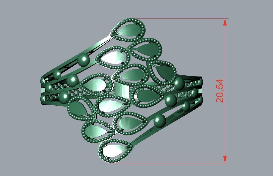 rings 3D print model_1