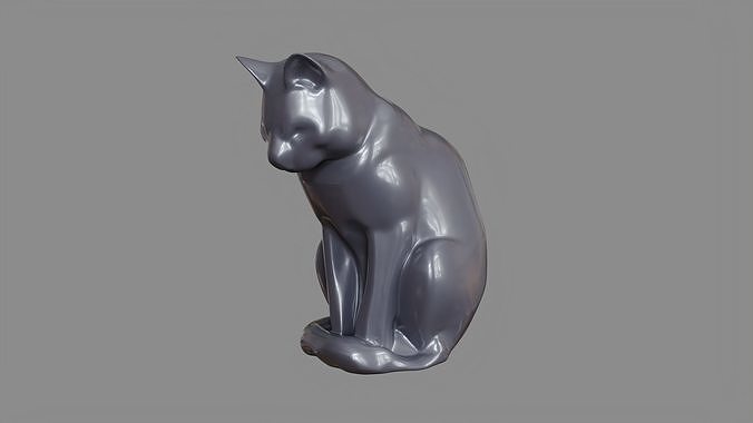 Ceramic Cat 3D model