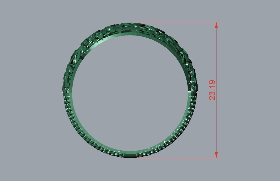 rings 3D print model_2