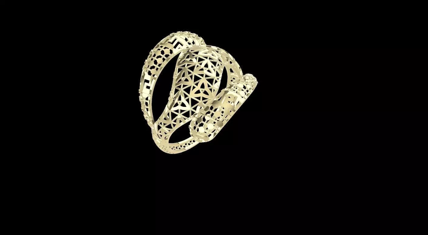 rings 3D print model_0