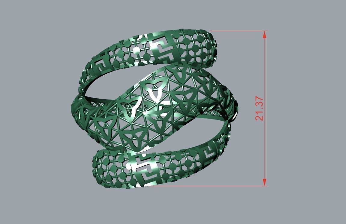rings 3D print model_1