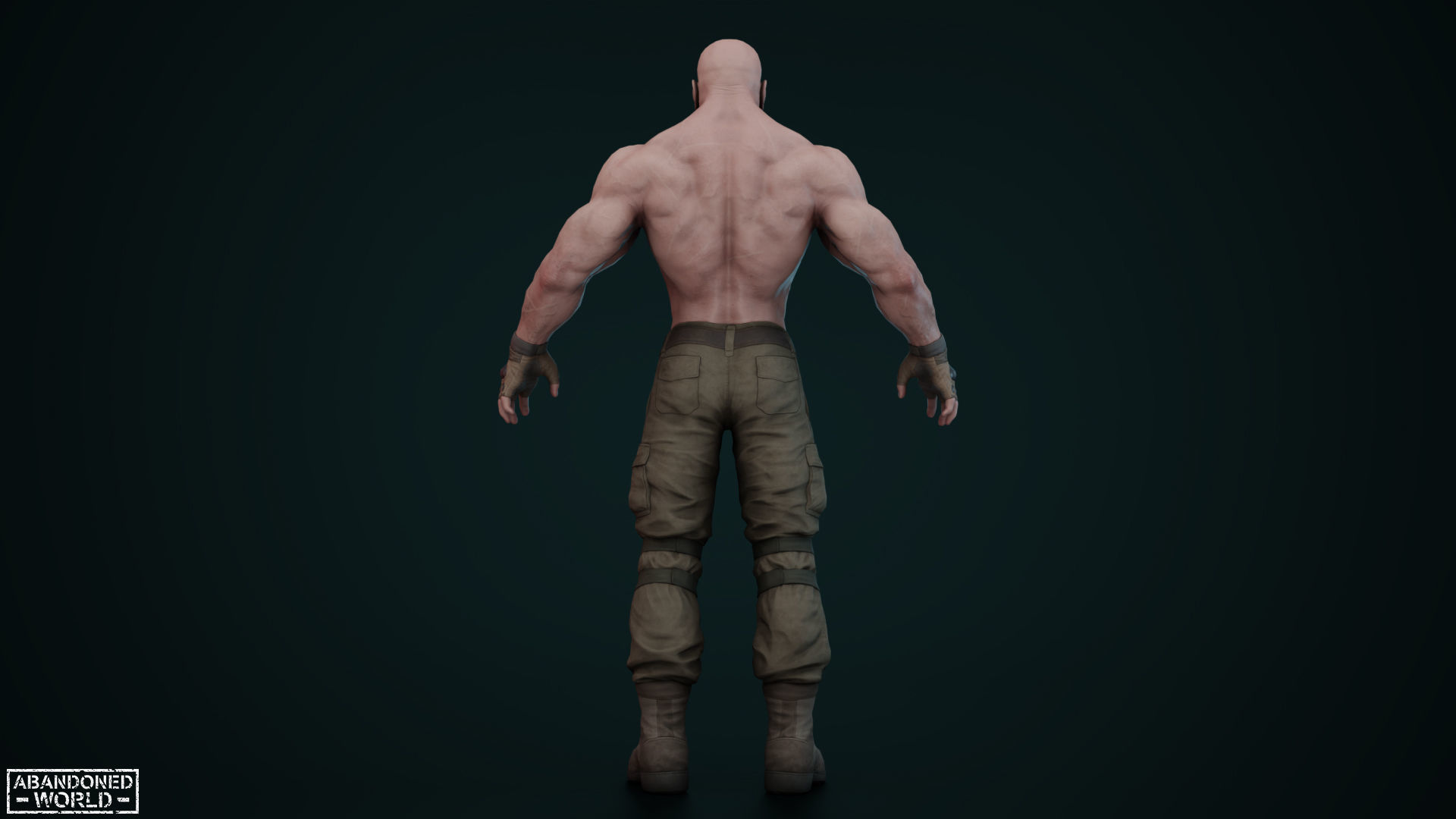 Military Boss Low-poly 3D model_11