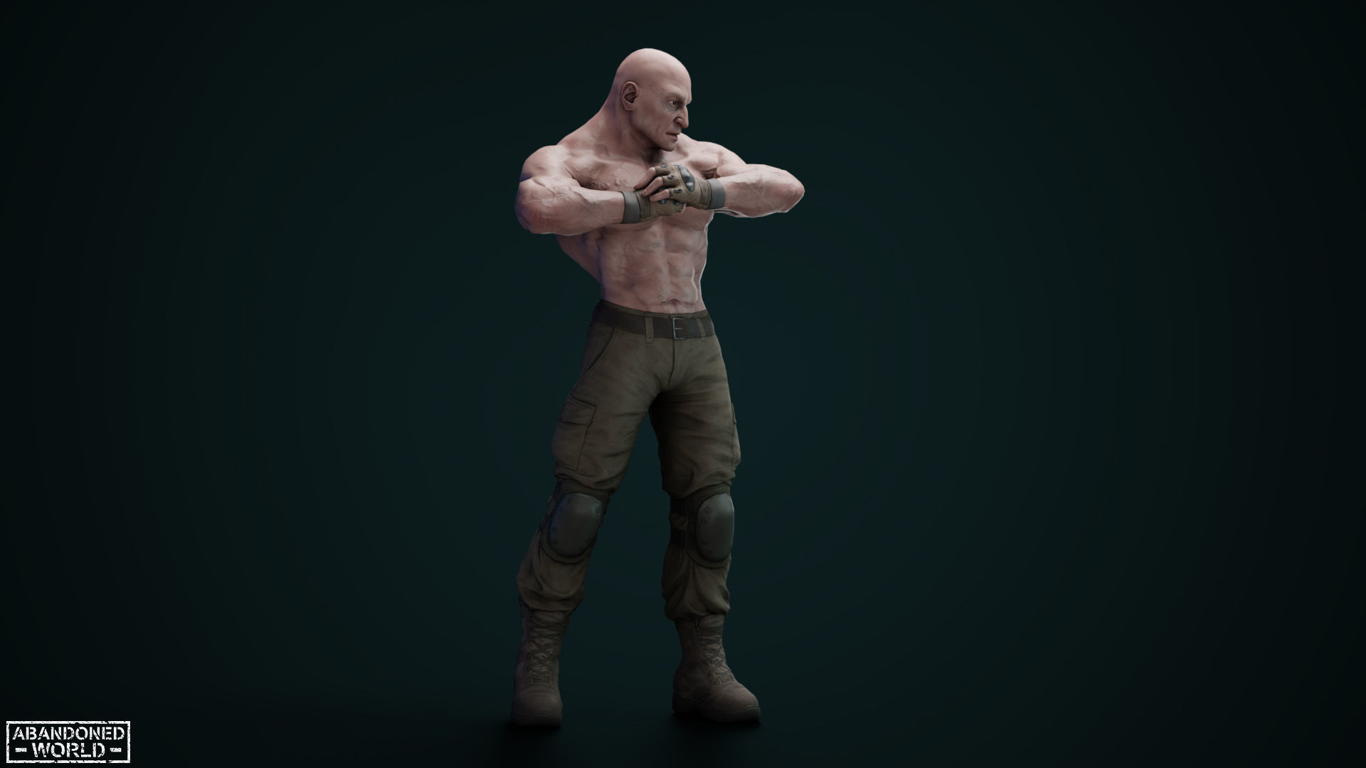 Military Boss Low-poly 3D model_2