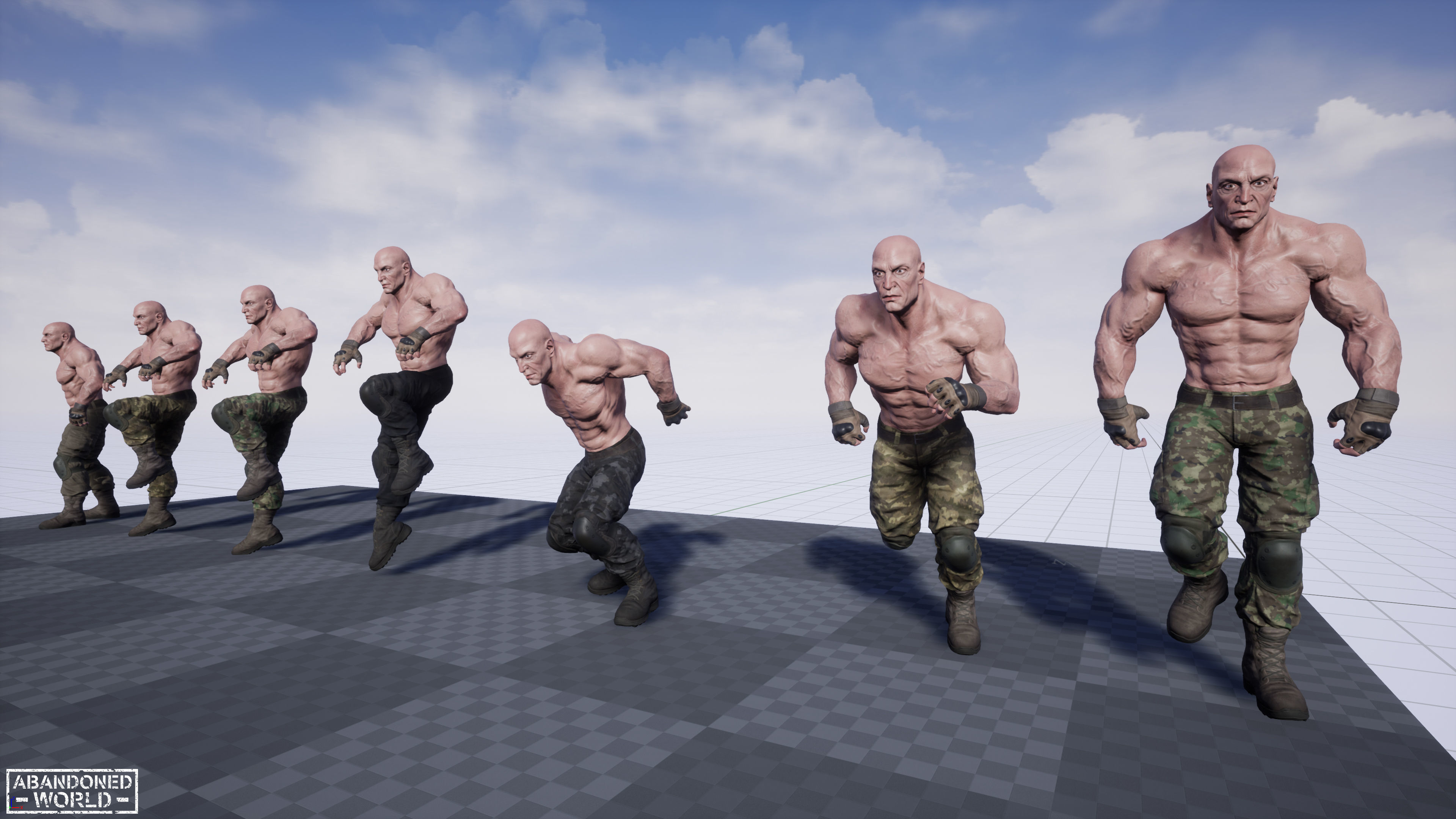 Military Boss Low-poly 3D model_22