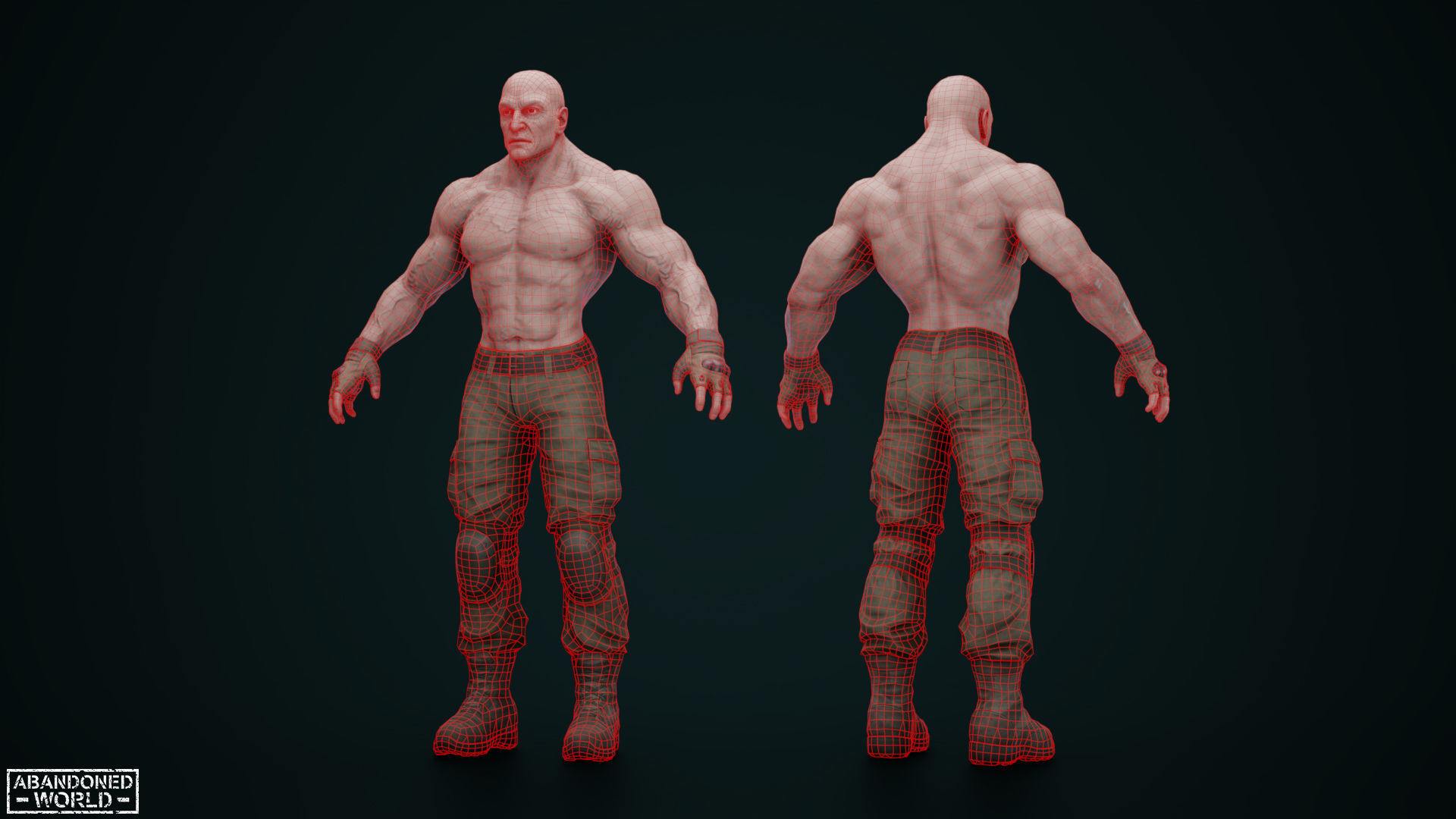 Military Boss Low-poly 3D model_12