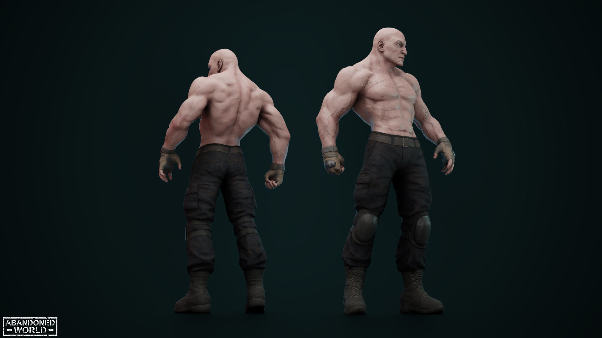 Military Boss Low-poly 3D model_6