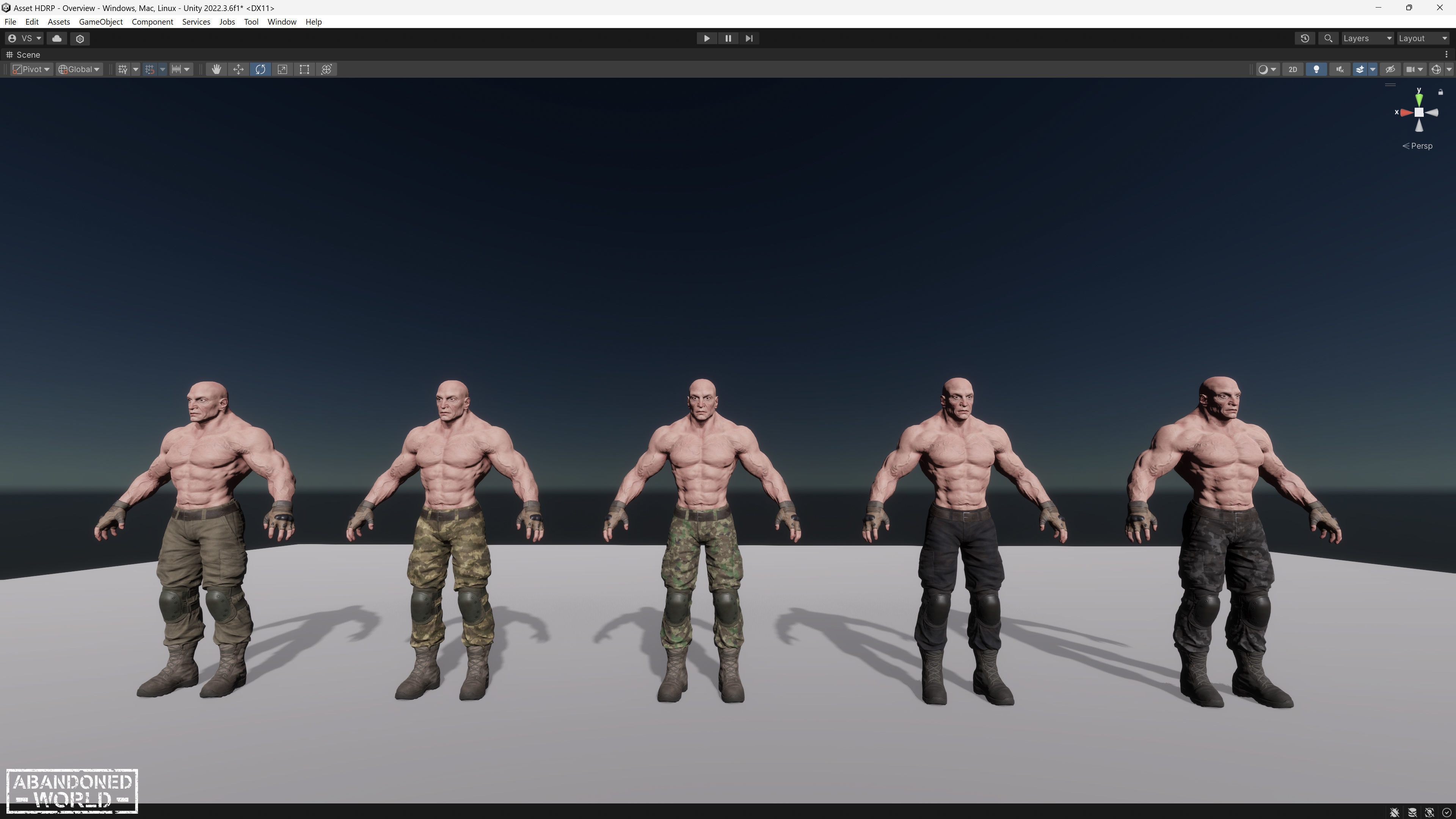 Military Boss Low-poly 3D model_23