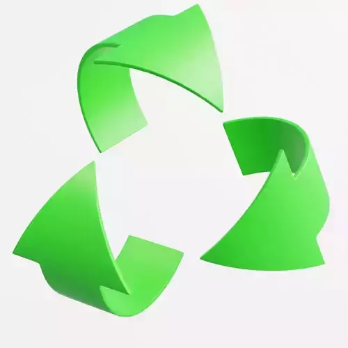 Recycle 3D icon AR VR Lowpoly Model game ready Low-poly 3D model
