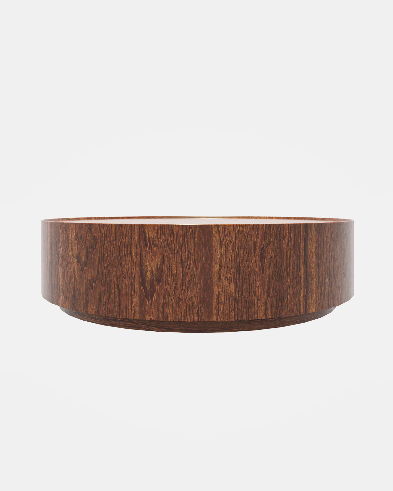 COFFEE TABLE ROUND NATURAL Low-poly 3D model_3