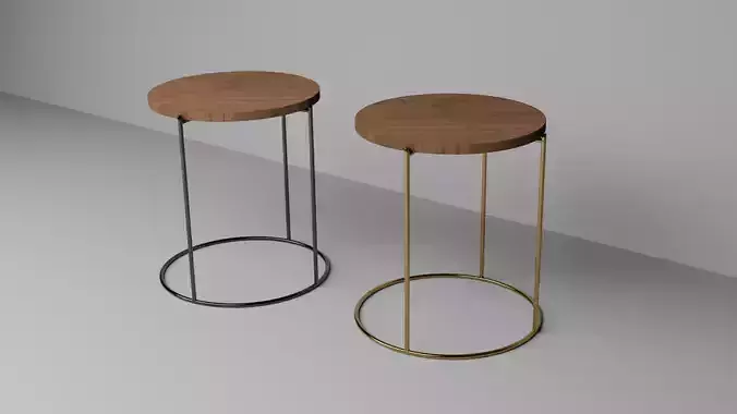 Wood coffee table loft style