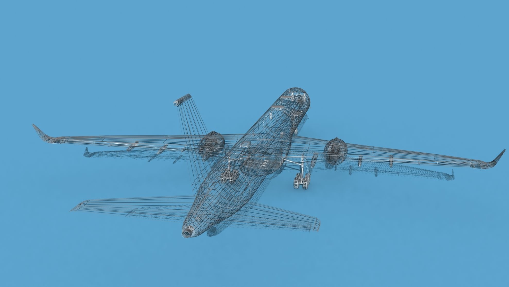 Boeing C-32B V00 Bare Metal 3D model_17