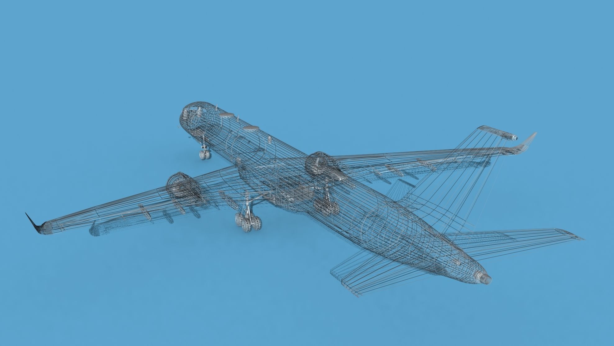 Boeing C-32B V00 Bare Metal 3D model_18