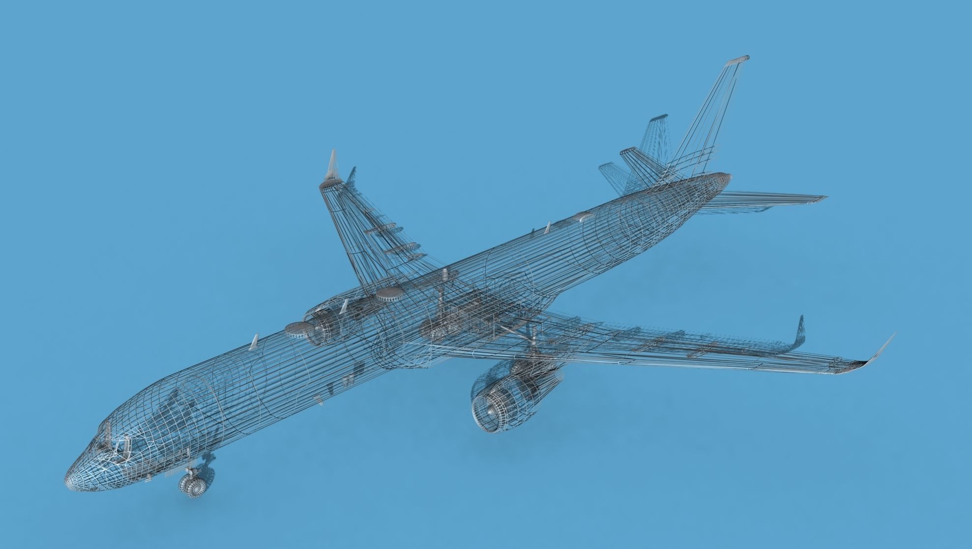 Boeing C-32B V00 Bare Metal 3D model_21