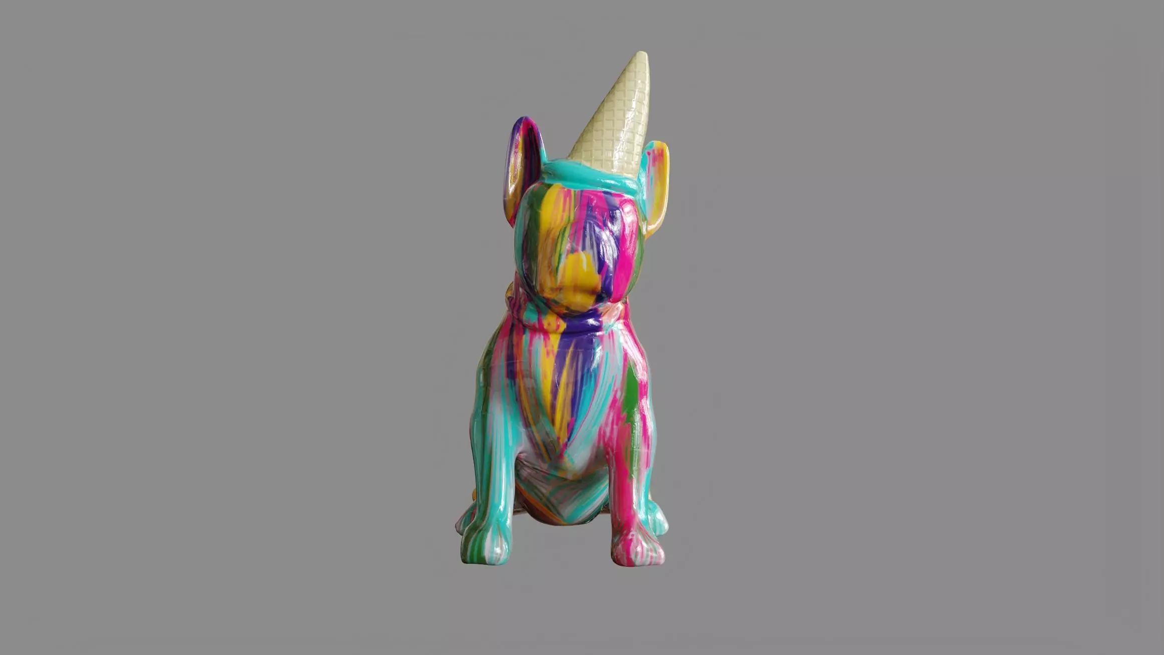 Gelato Dog 3D model_0