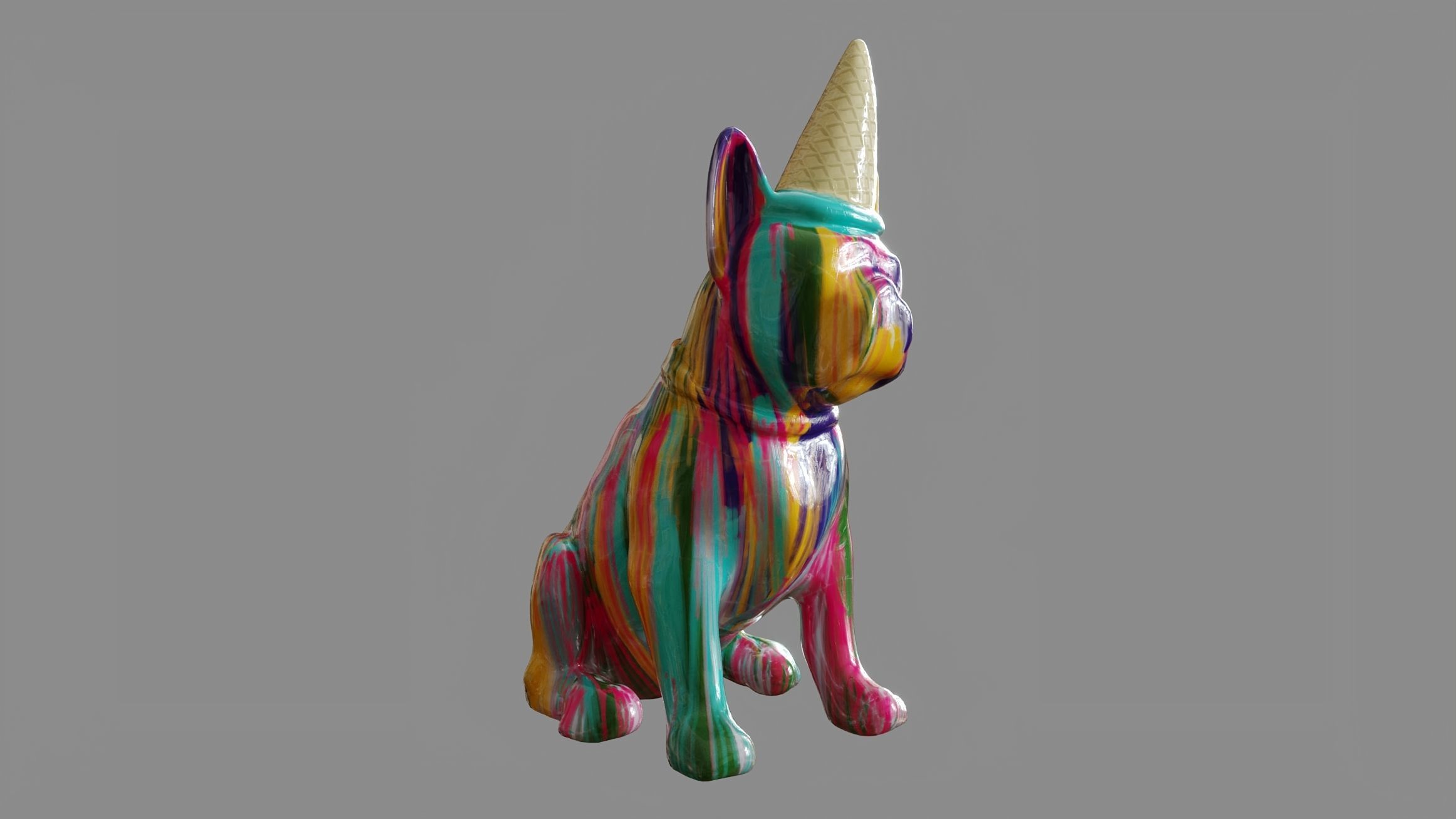 Gelato Dog 3D model_1