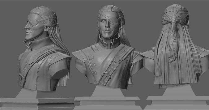 Prince Aemond Targaryen Ewan Mitchell from House of the Dragon 3D print model