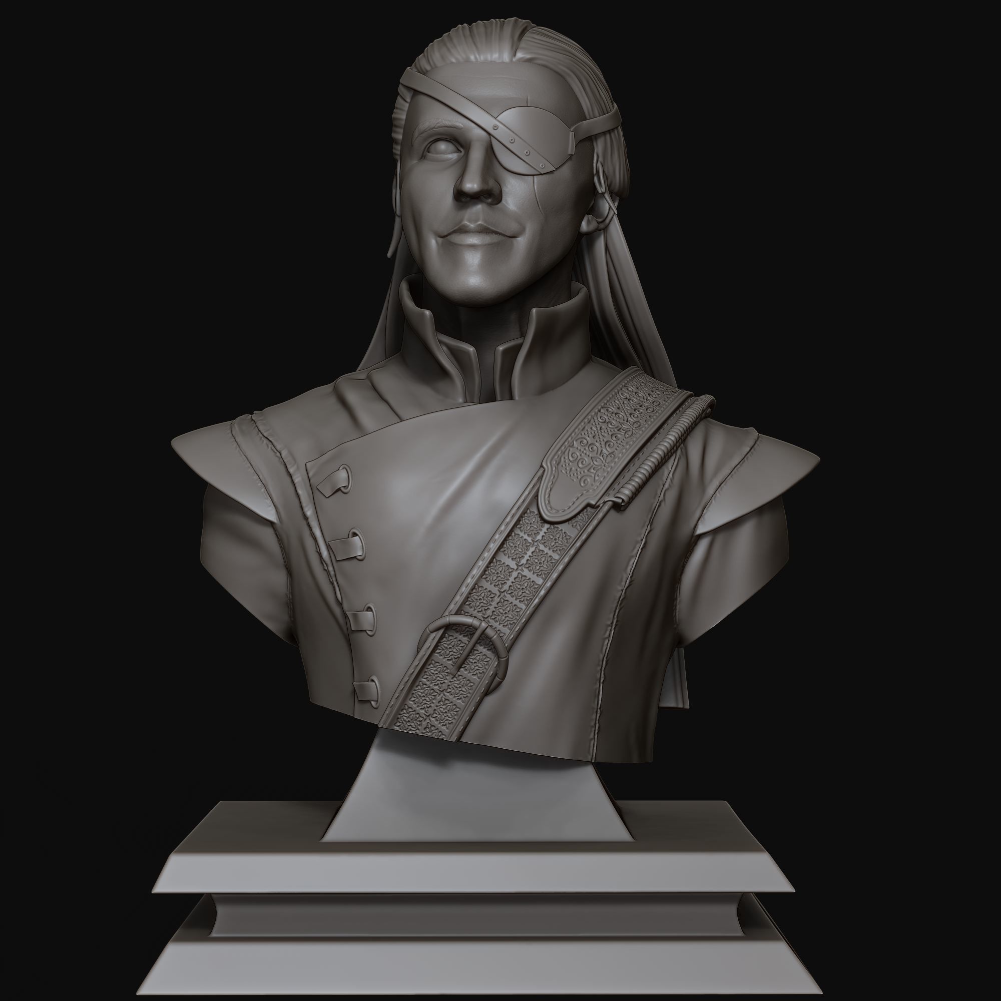 Prince Aemond Targaryen Ewan Mitchell from House of the Dragon 3D print model_1