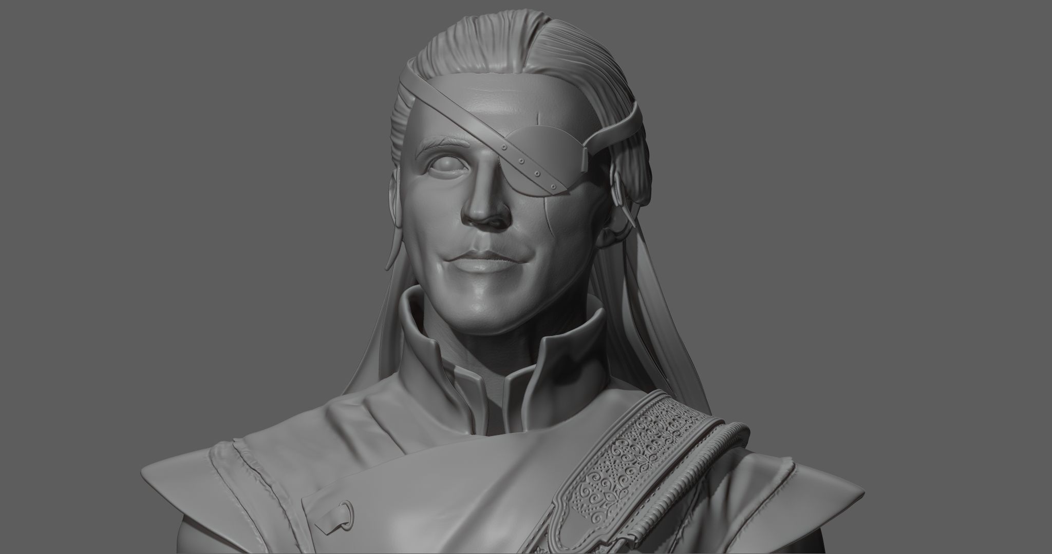 Prince Aemond Targaryen Ewan Mitchell from House of the Dragon 3D print model_4