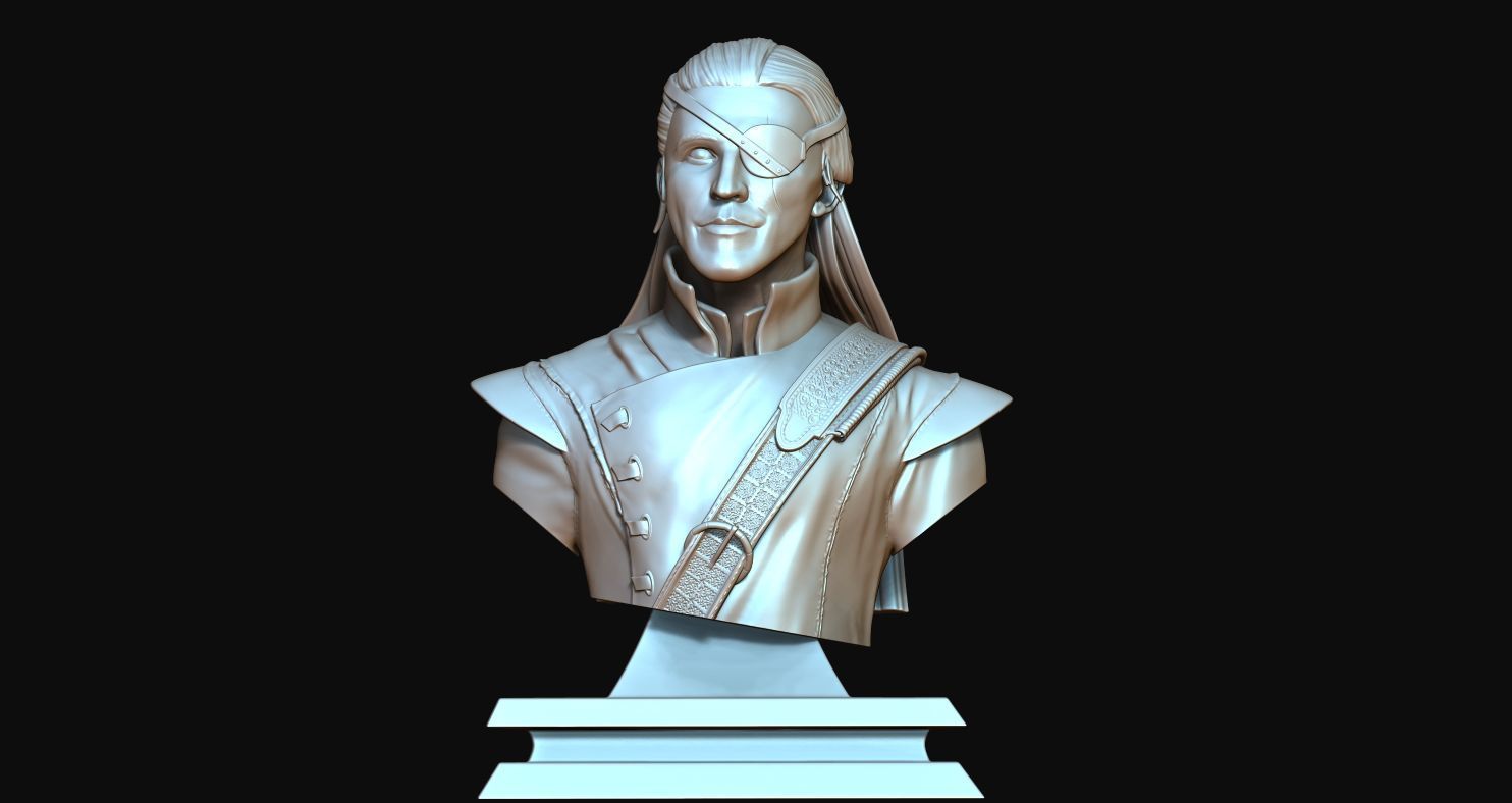 Prince Aemond Targaryen Ewan Mitchell from House of the Dragon 3D print model_3