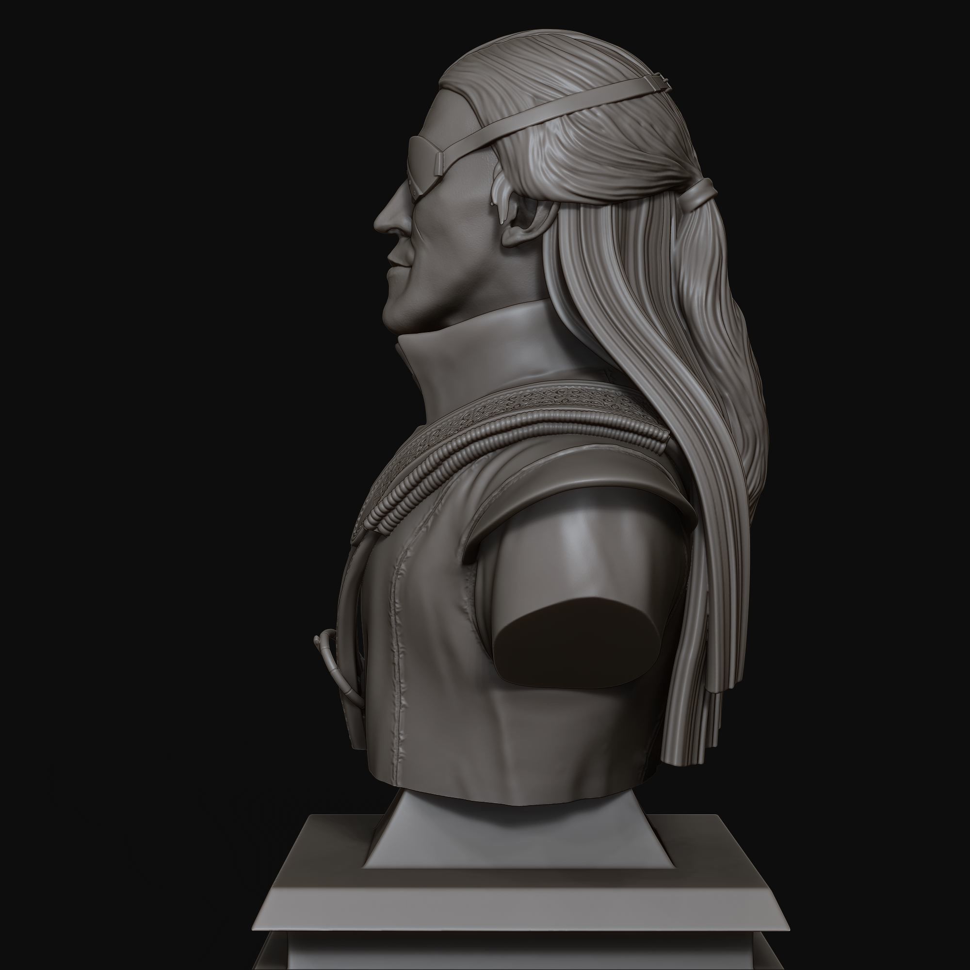 Prince Aemond Targaryen Ewan Mitchell from House of the Dragon 3D print model_6