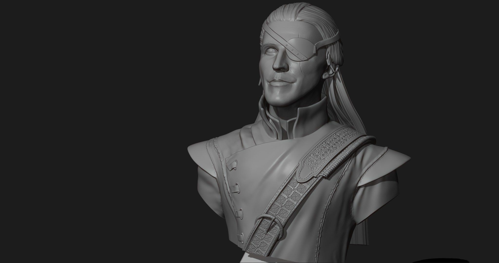 Prince Aemond Targaryen Ewan Mitchell from House of the Dragon 3D print model_7