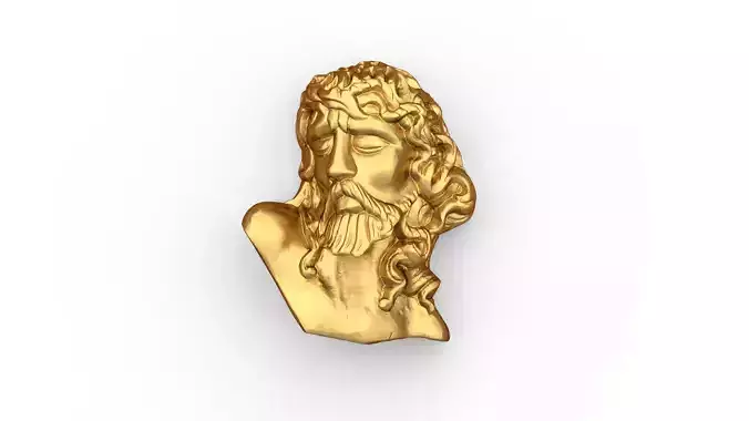 GREEK POSEIDON PENDANT 3D print model