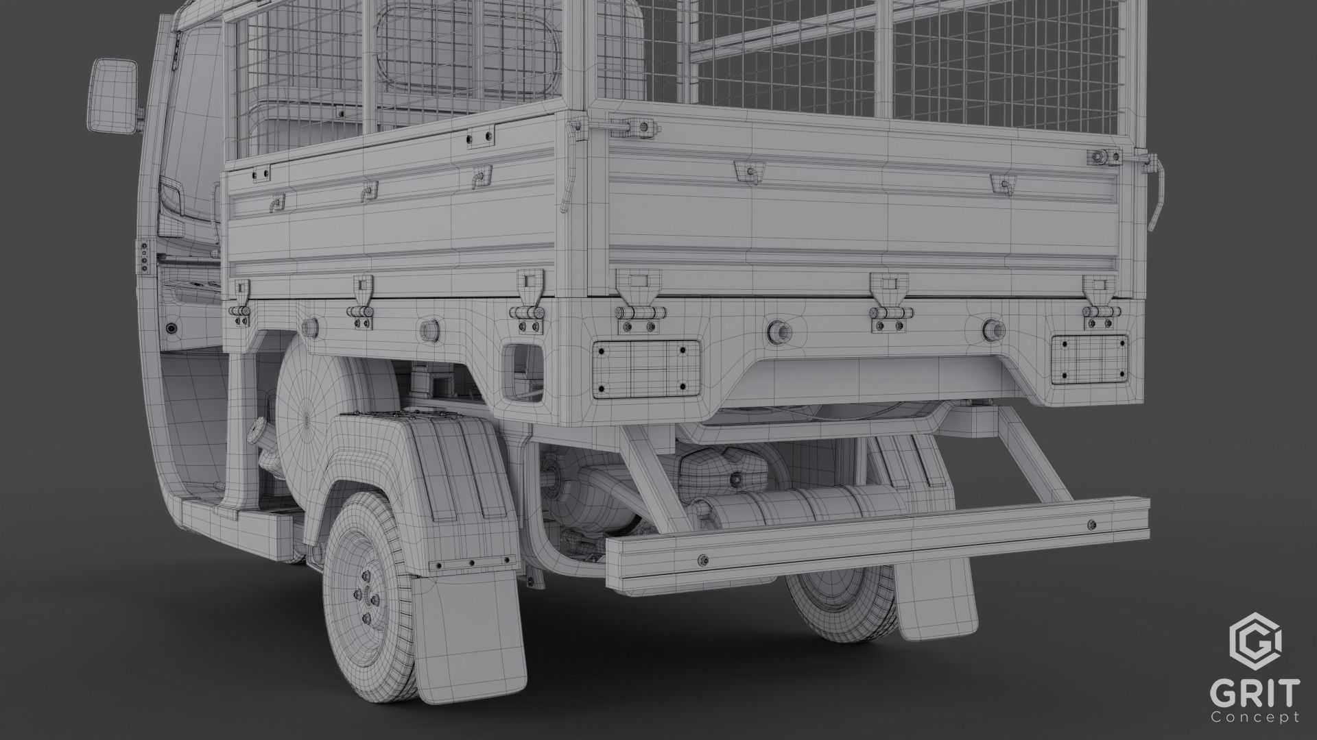 TRICYCLE - RICKSHAW BAJAJ  3D MODEL Low-poly 3D model 3D model_54