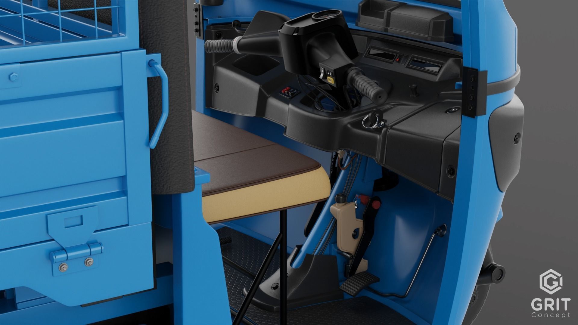 TRICYCLE - RICKSHAW BAJAJ  3D MODEL Low-poly 3D model 3D model_42