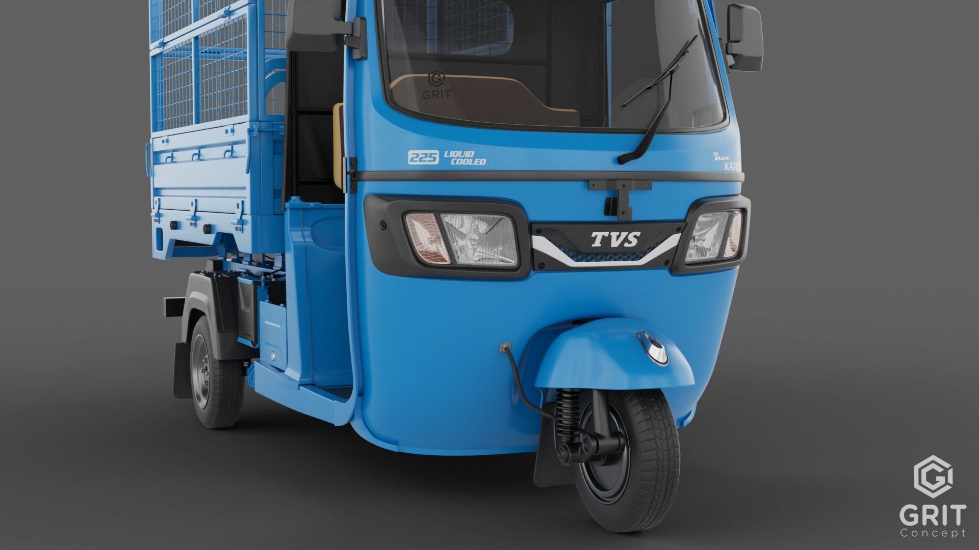 TRICYCLE - RICKSHAW BAJAJ  3D MODEL Low-poly 3D model 3D model_27