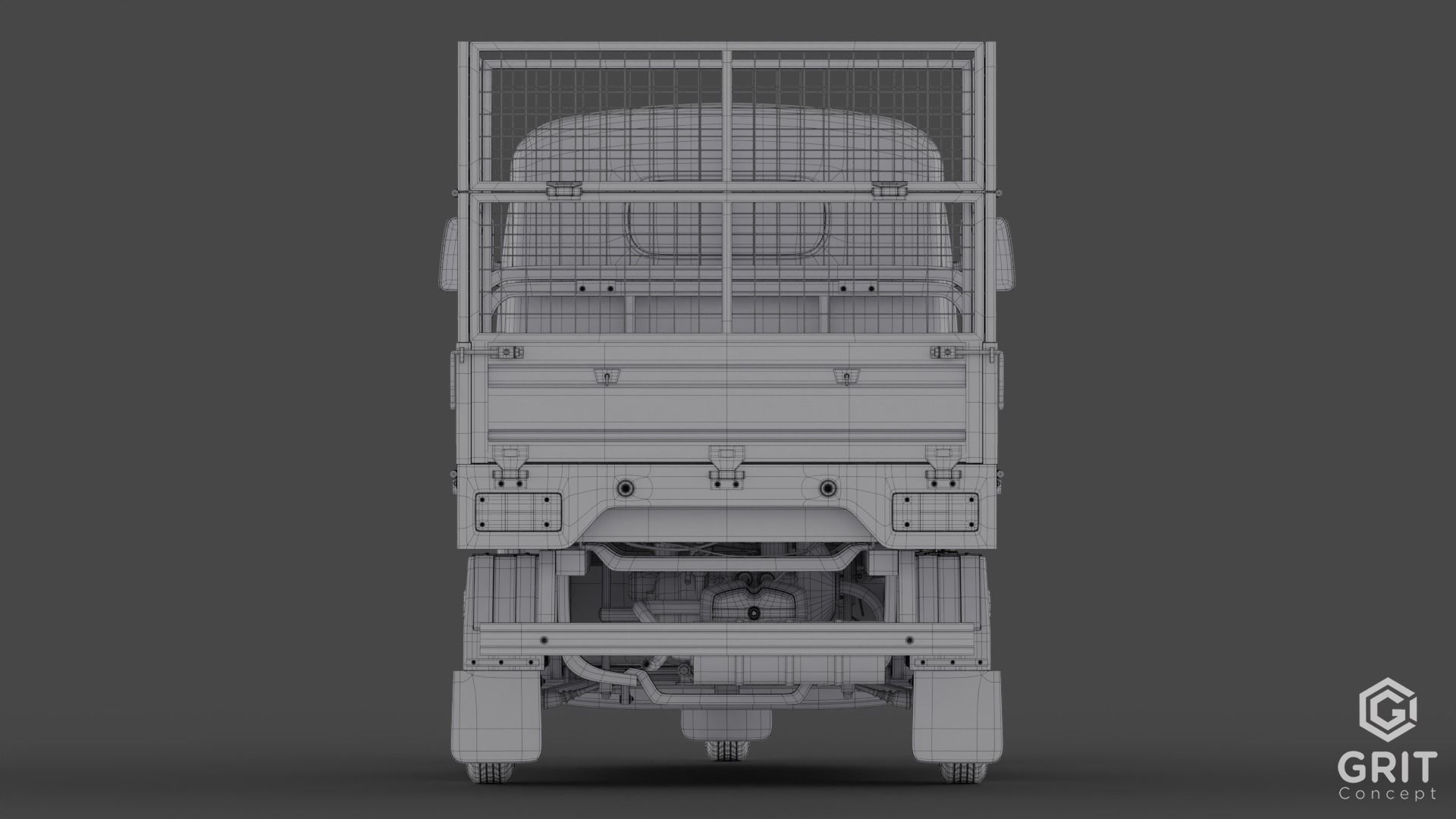 TRICYCLE - RICKSHAW BAJAJ  3D MODEL Low-poly 3D model 3D model_17