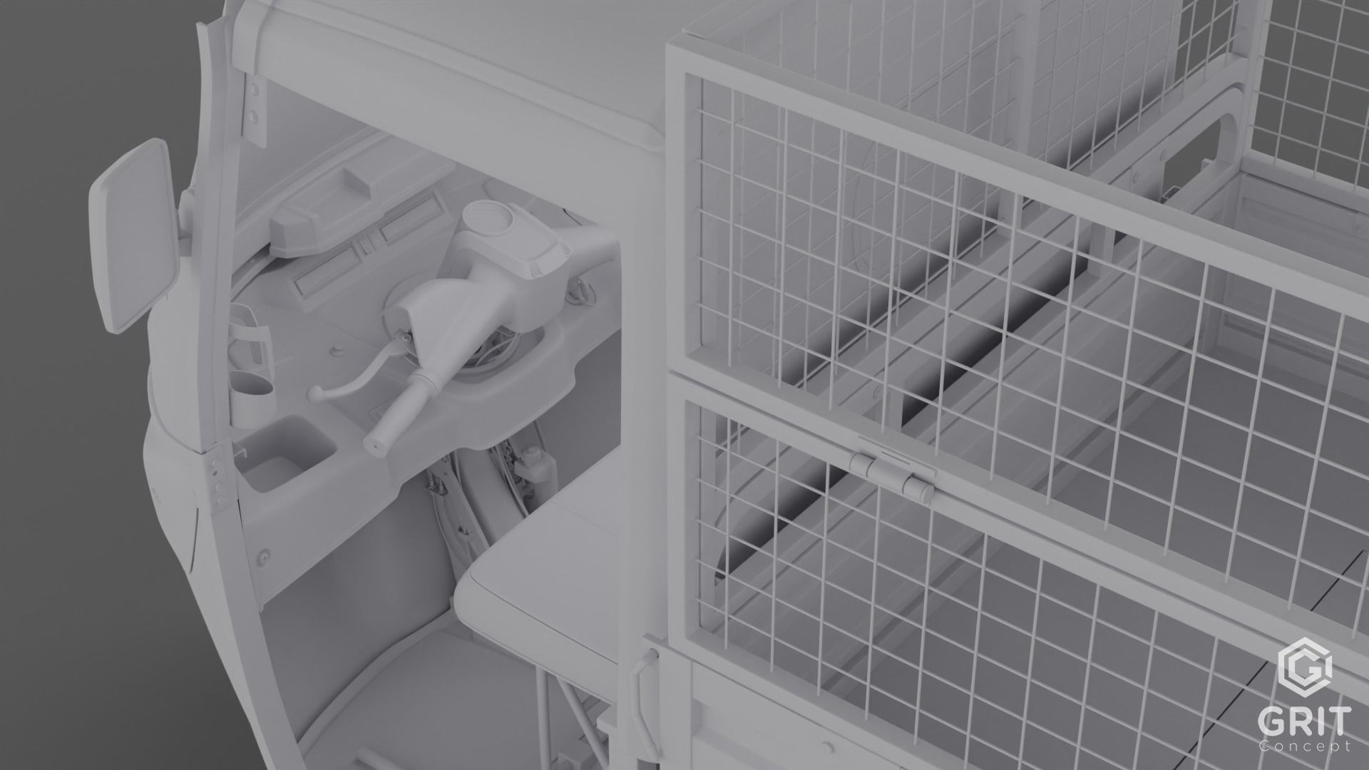 TRICYCLE - RICKSHAW BAJAJ  3D MODEL Low-poly 3D model 3D model_63