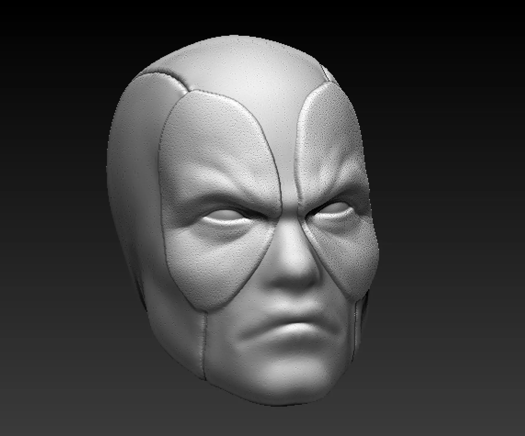 deadpool v1 headsculpt 3D print model_0
