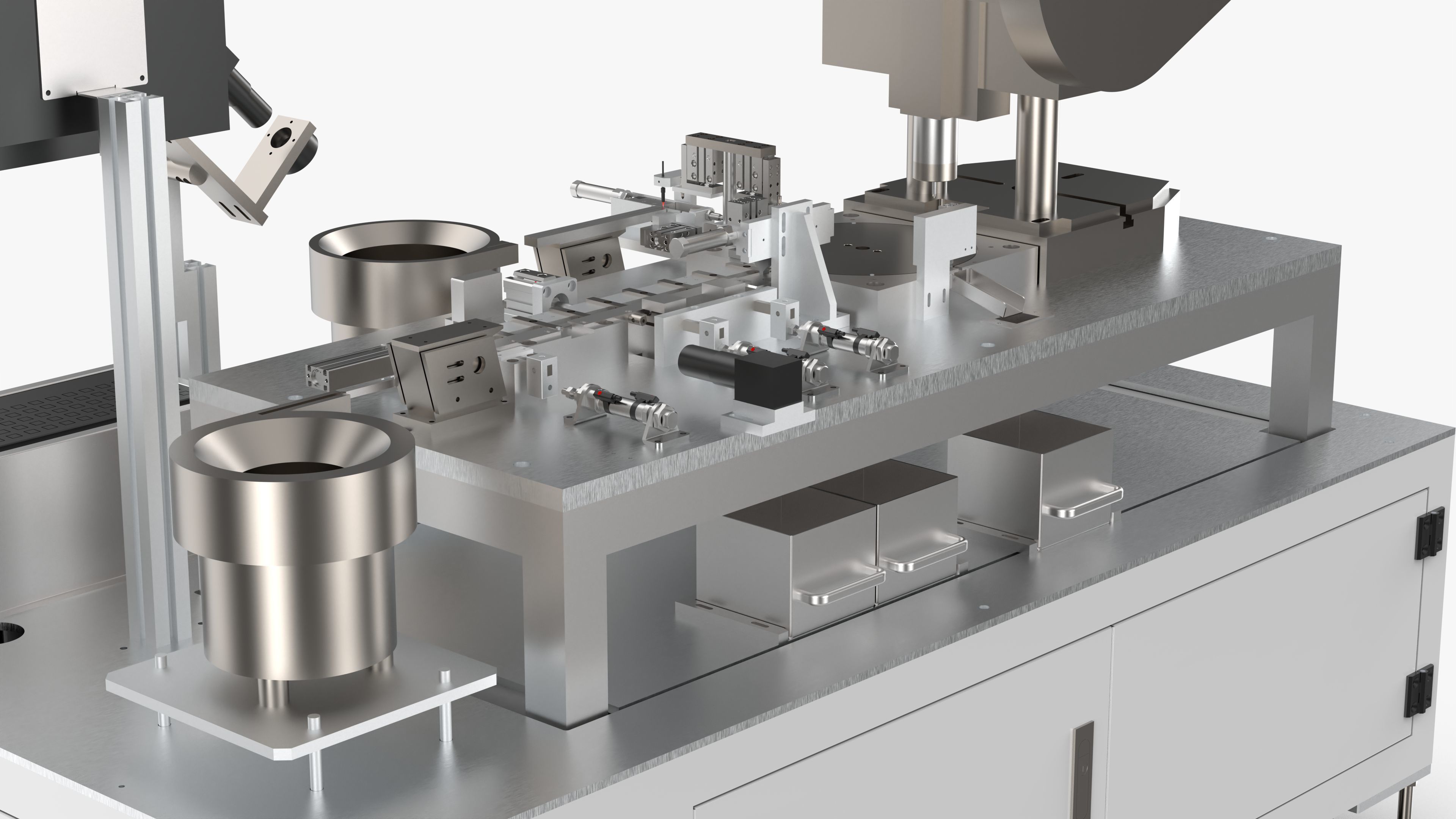 Automatic  Electronic Lock Assembly Machine 3D model_12