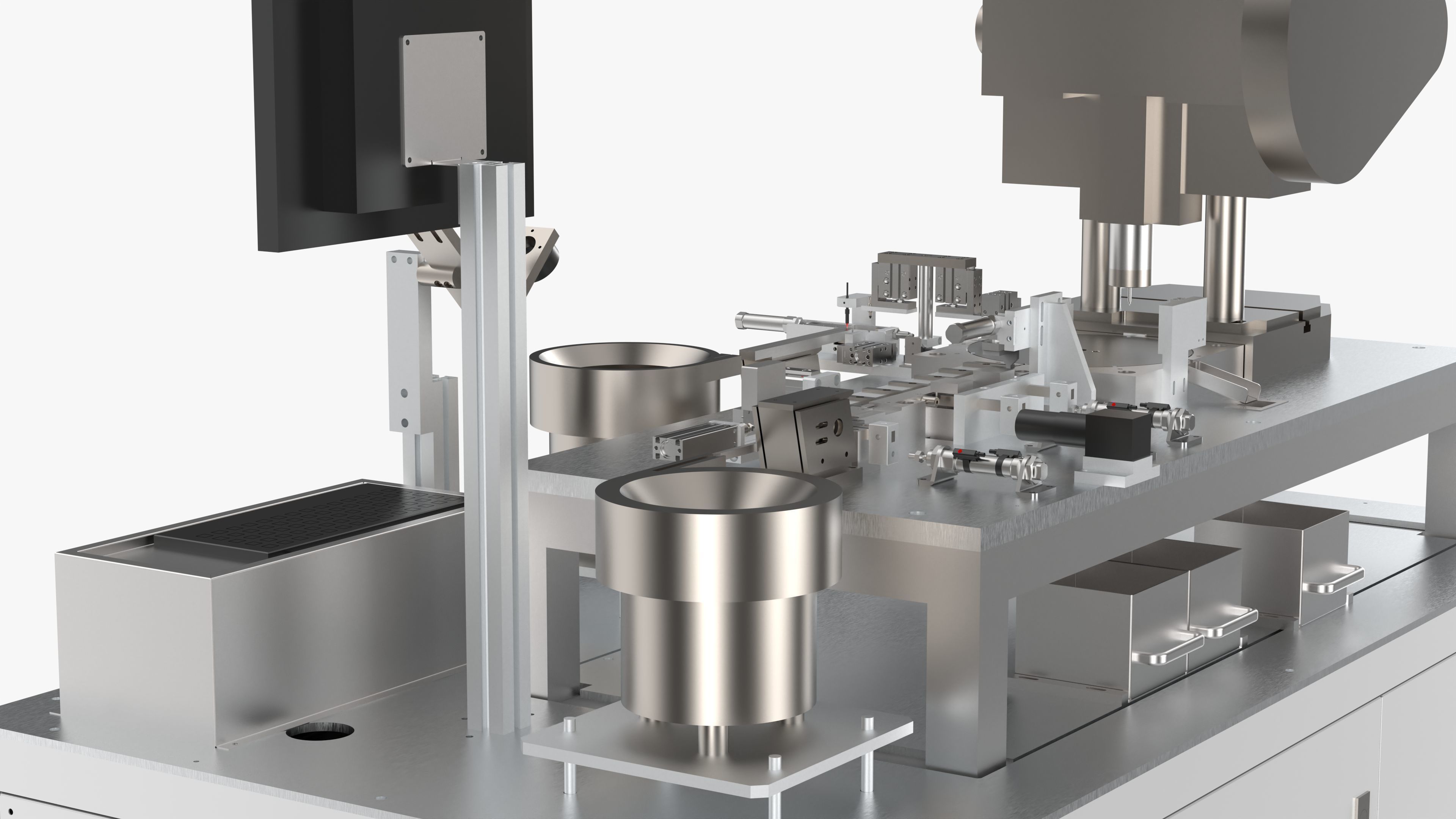 Automatic  Electronic Lock Assembly Machine 3D model_16