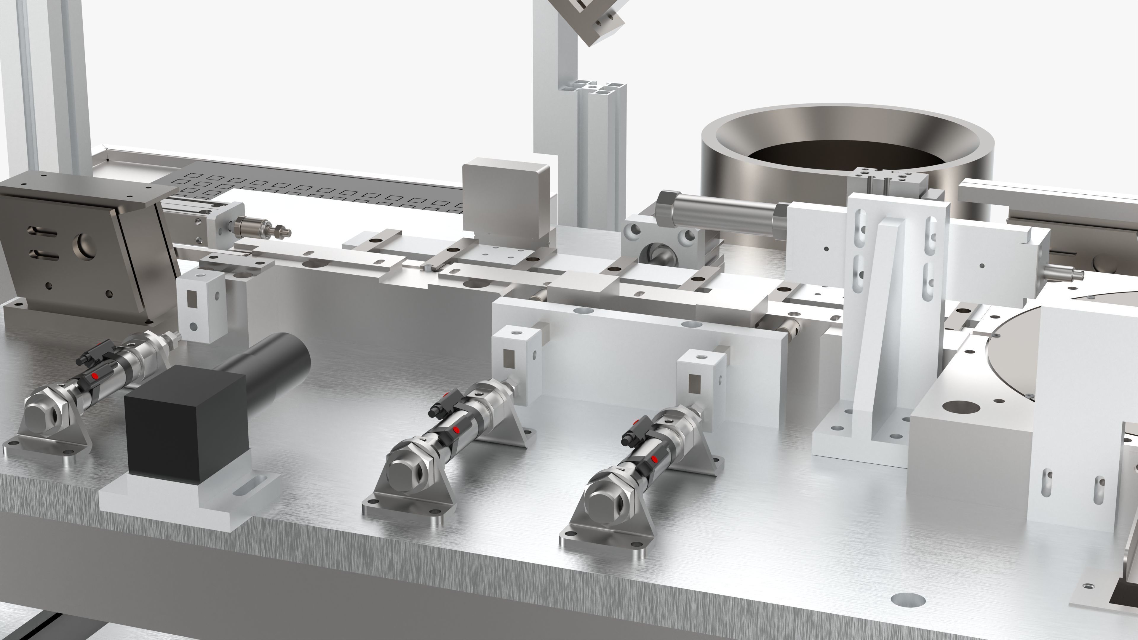 Automatic  Electronic Lock Assembly Machine 3D model_15