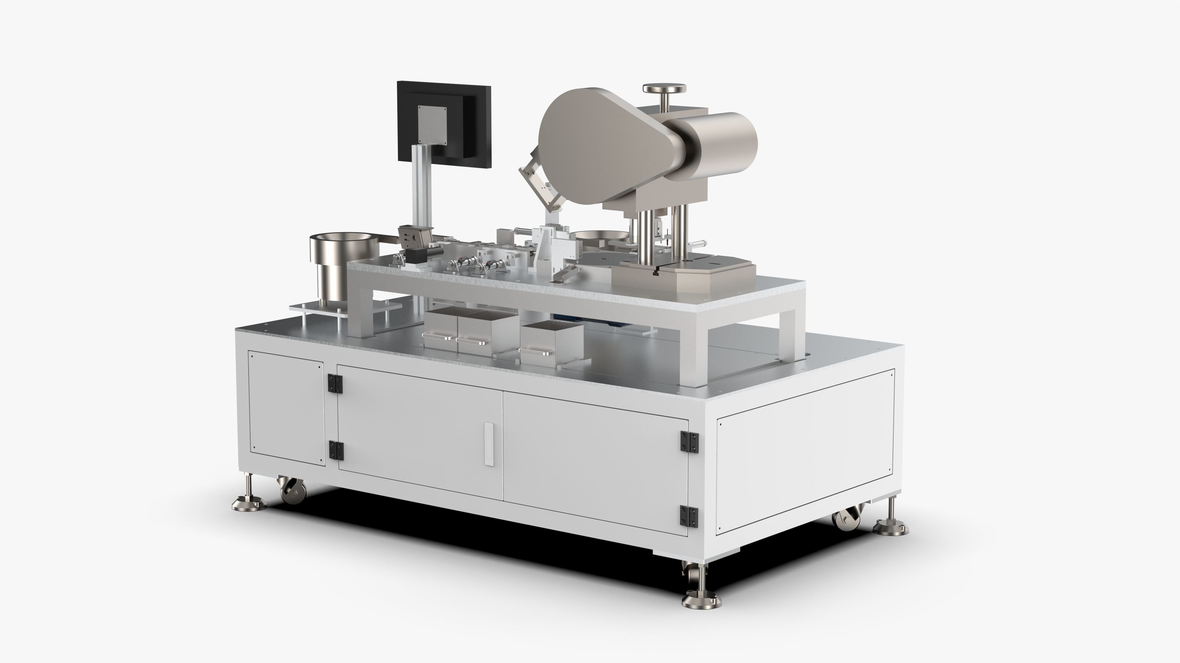 Automatic  Electronic Lock Assembly Machine 3D model_3