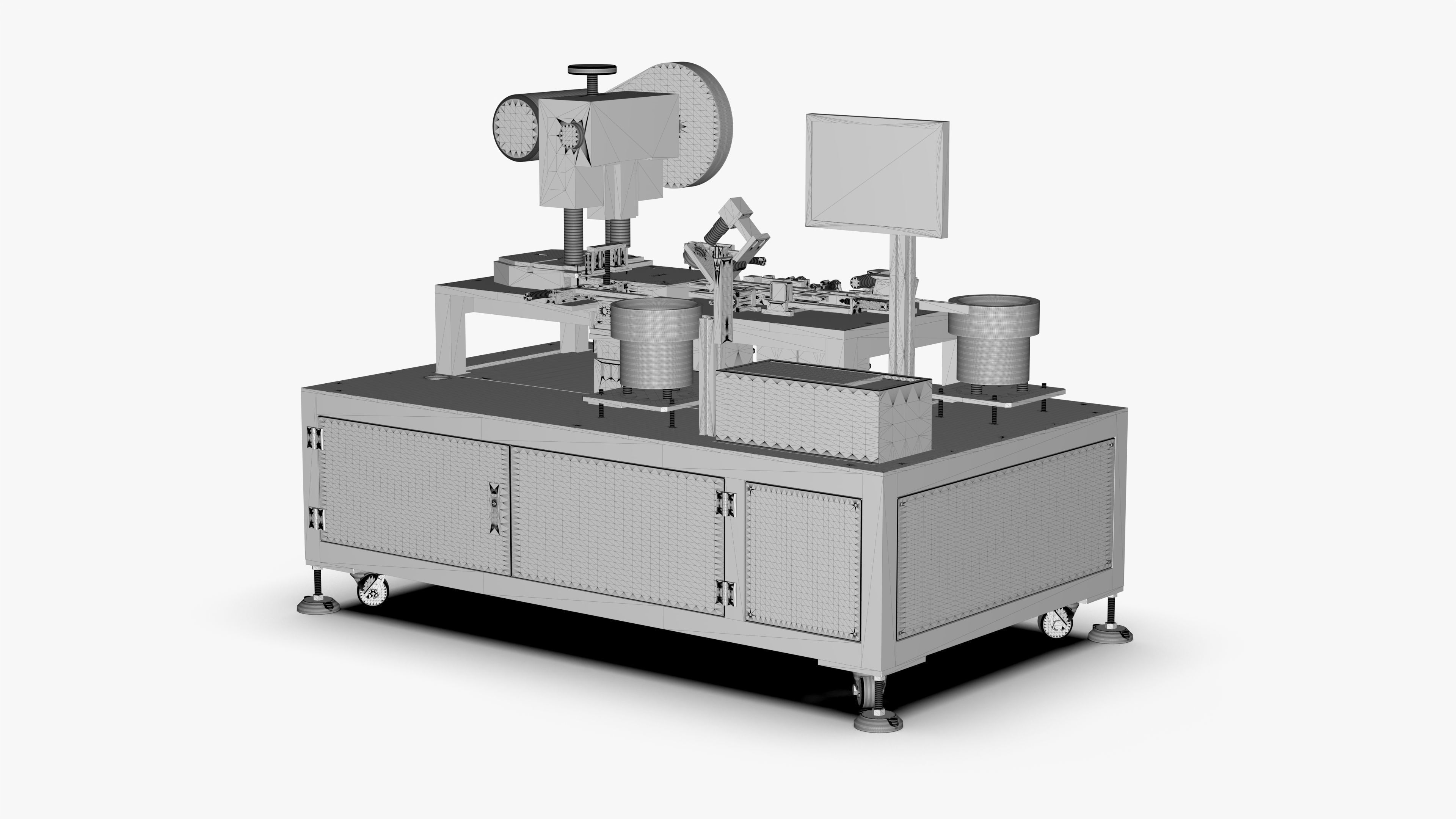 Automatic  Electronic Lock Assembly Machine 3D model_18