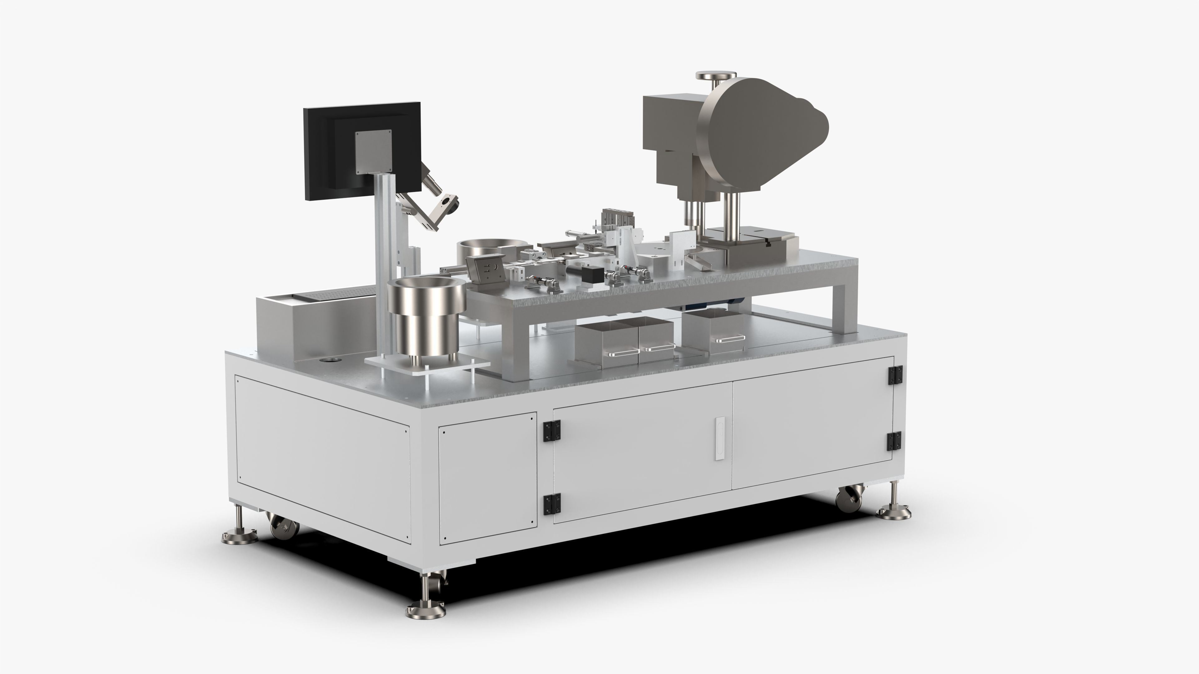 Automatic  Electronic Lock Assembly Machine 3D model_4