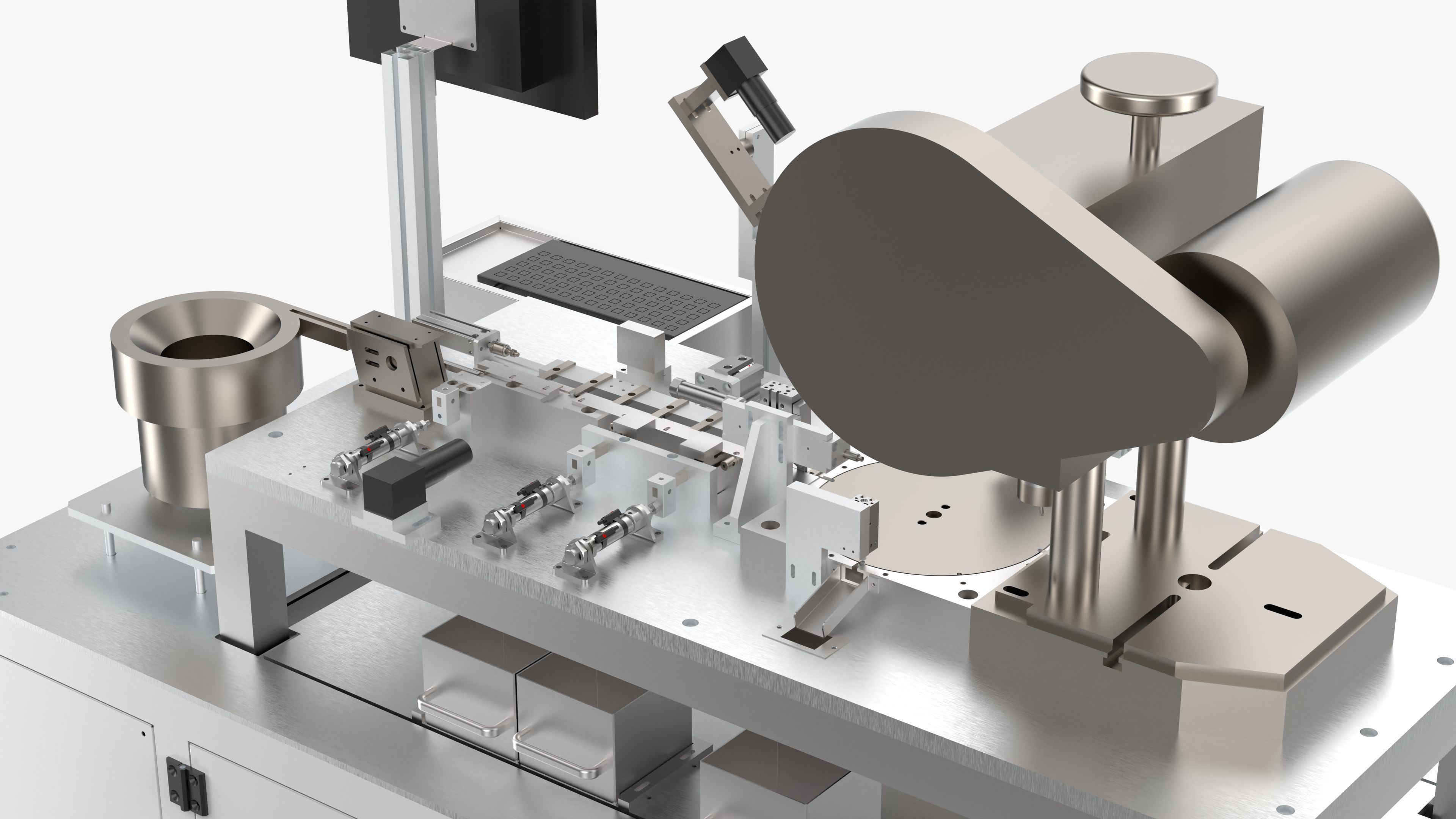 Automatic  Electronic Lock Assembly Machine 3D model_13