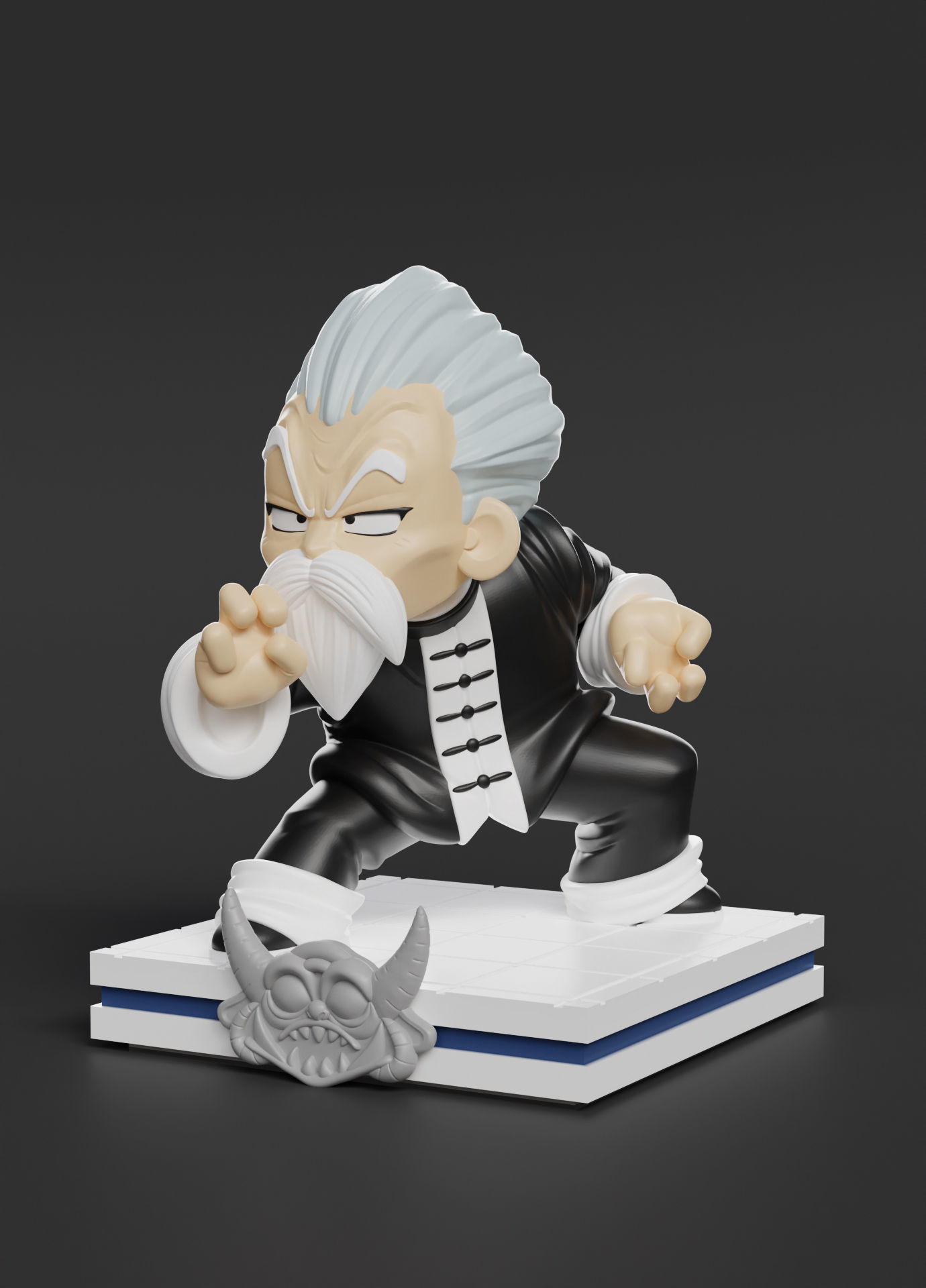 Jackie Chun - Muten Roshi 3D print model_2
