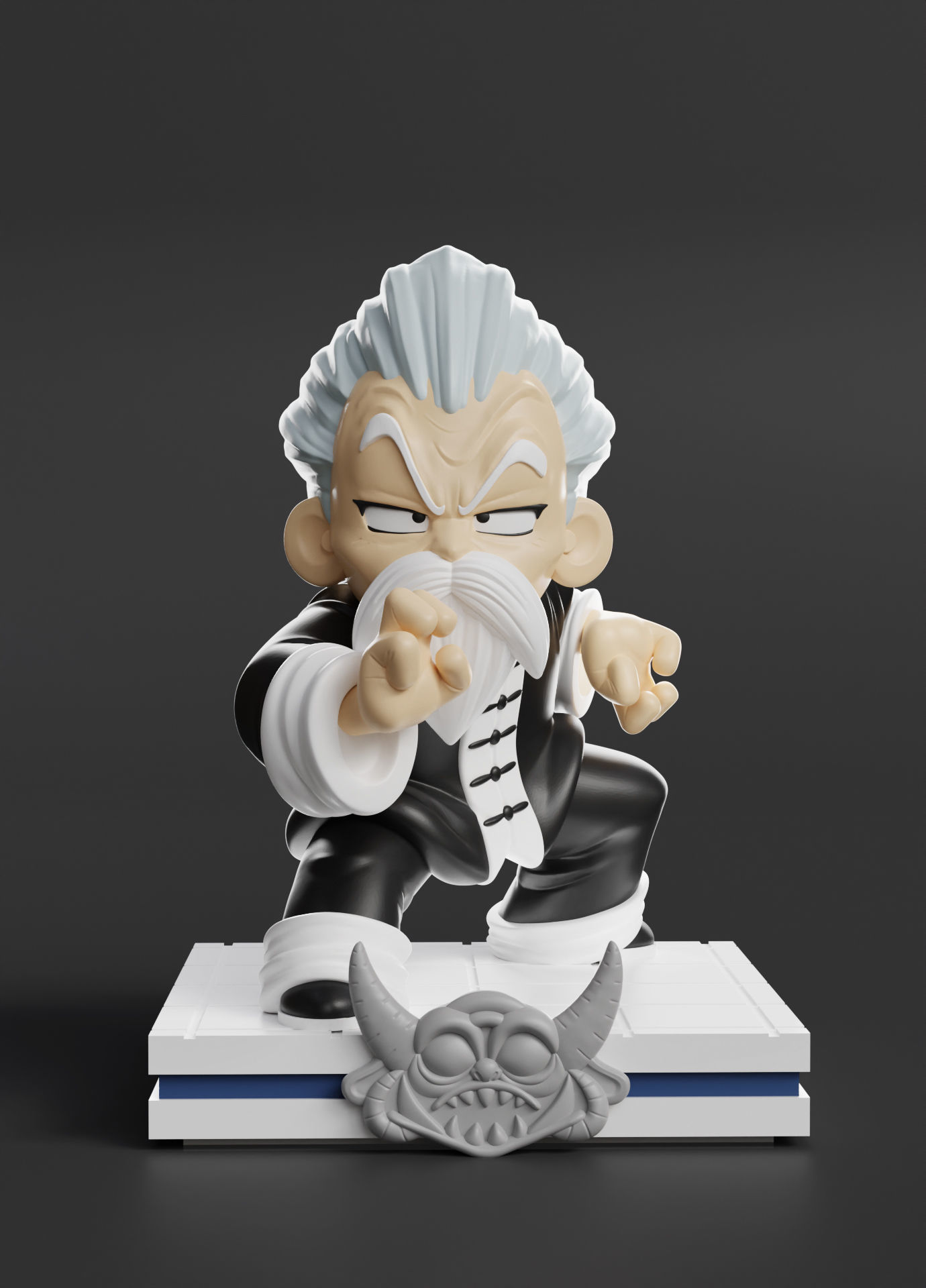Jackie Chun - Muten Roshi 3D print model_1