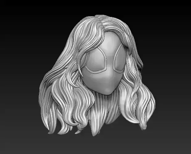 ultimate spider woman headsculpt