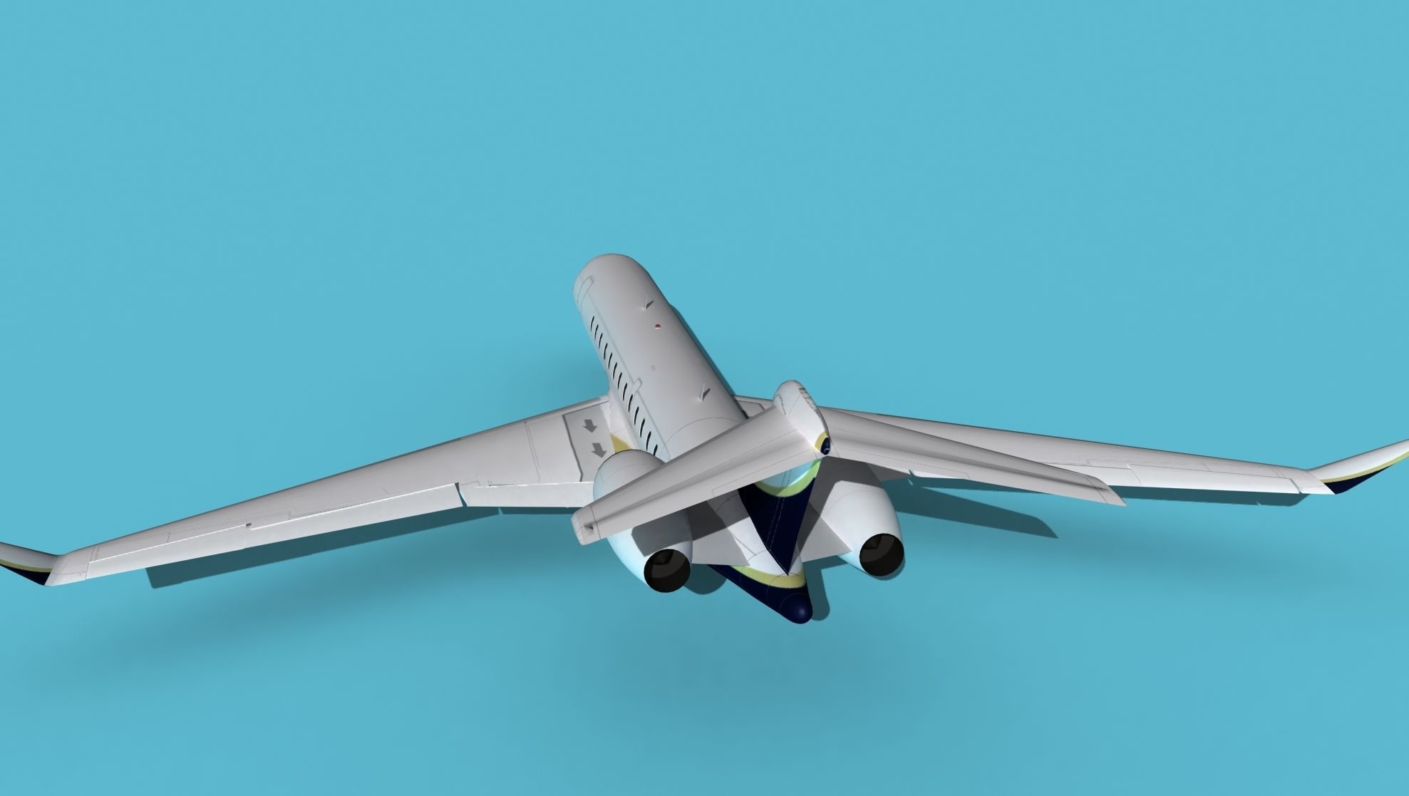 Bombardier Global 7000 V05 3D model_7